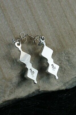 Turquoise & Sterling Silver Earrings - Rosie Chee - Navajo