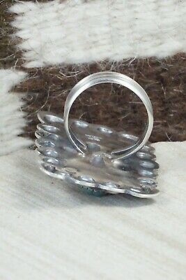 Turquoise and Sterling Silver Ring - Tim Yazzie - Size 7.5