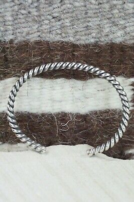 Navajo Sterling Silver Bracelet - Elaine Tahe