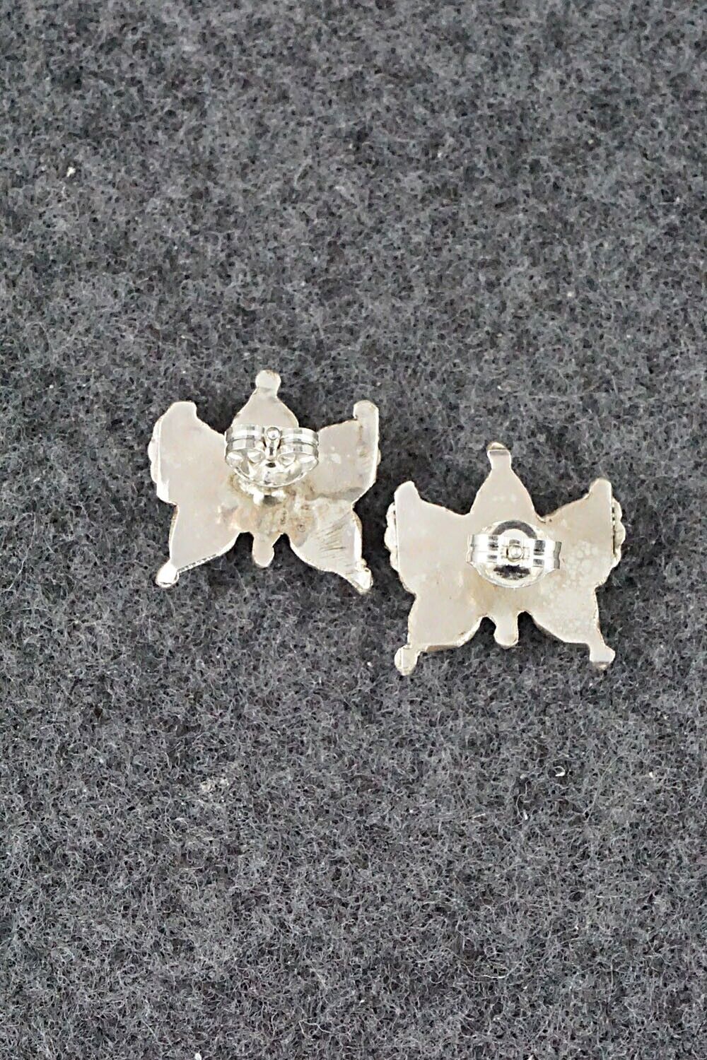 Turquoise & Sterling Silver Earrings - Wayne Johnson