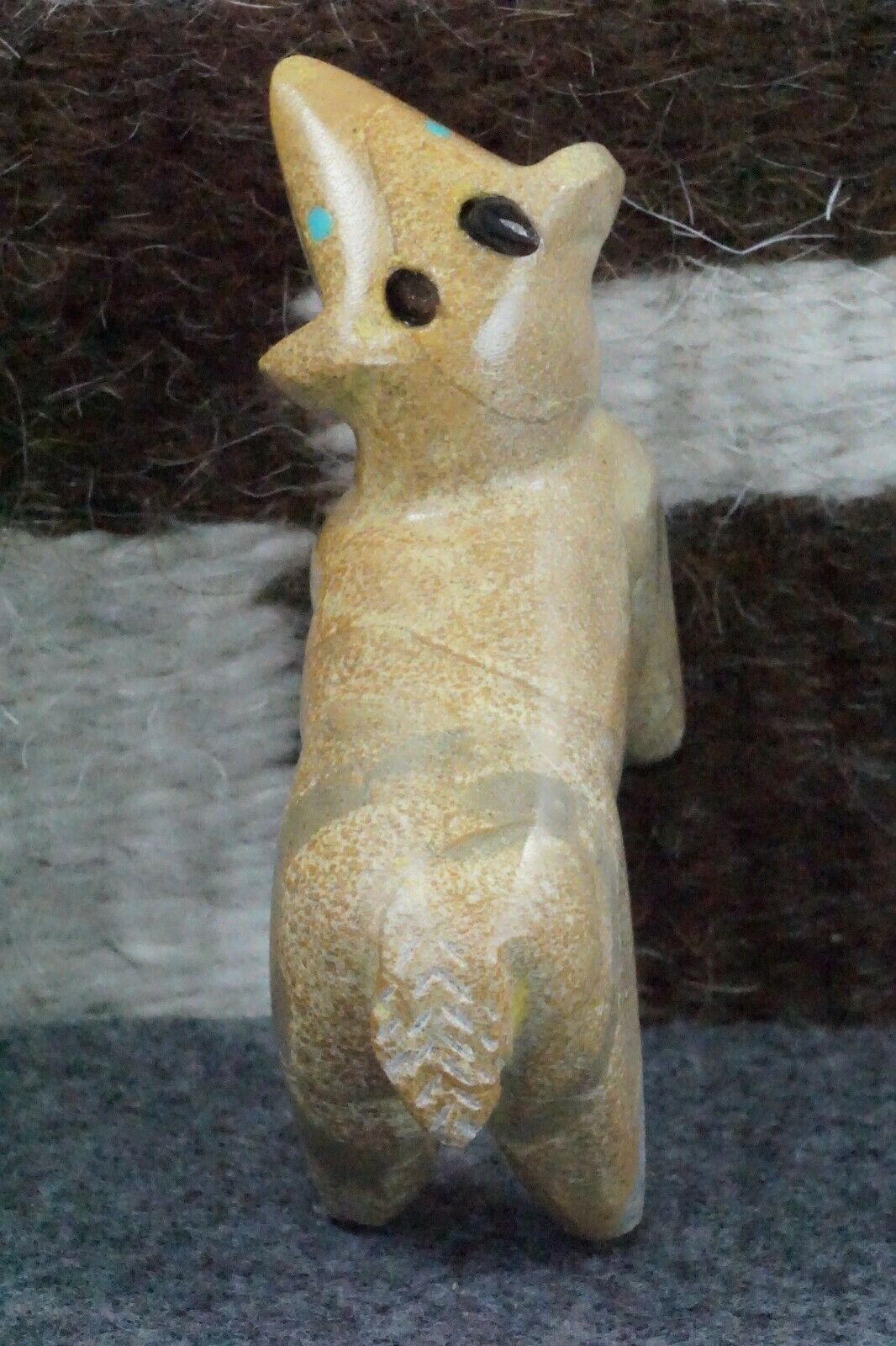 Goat Zuni Fetish Carving - Enrike Leekya