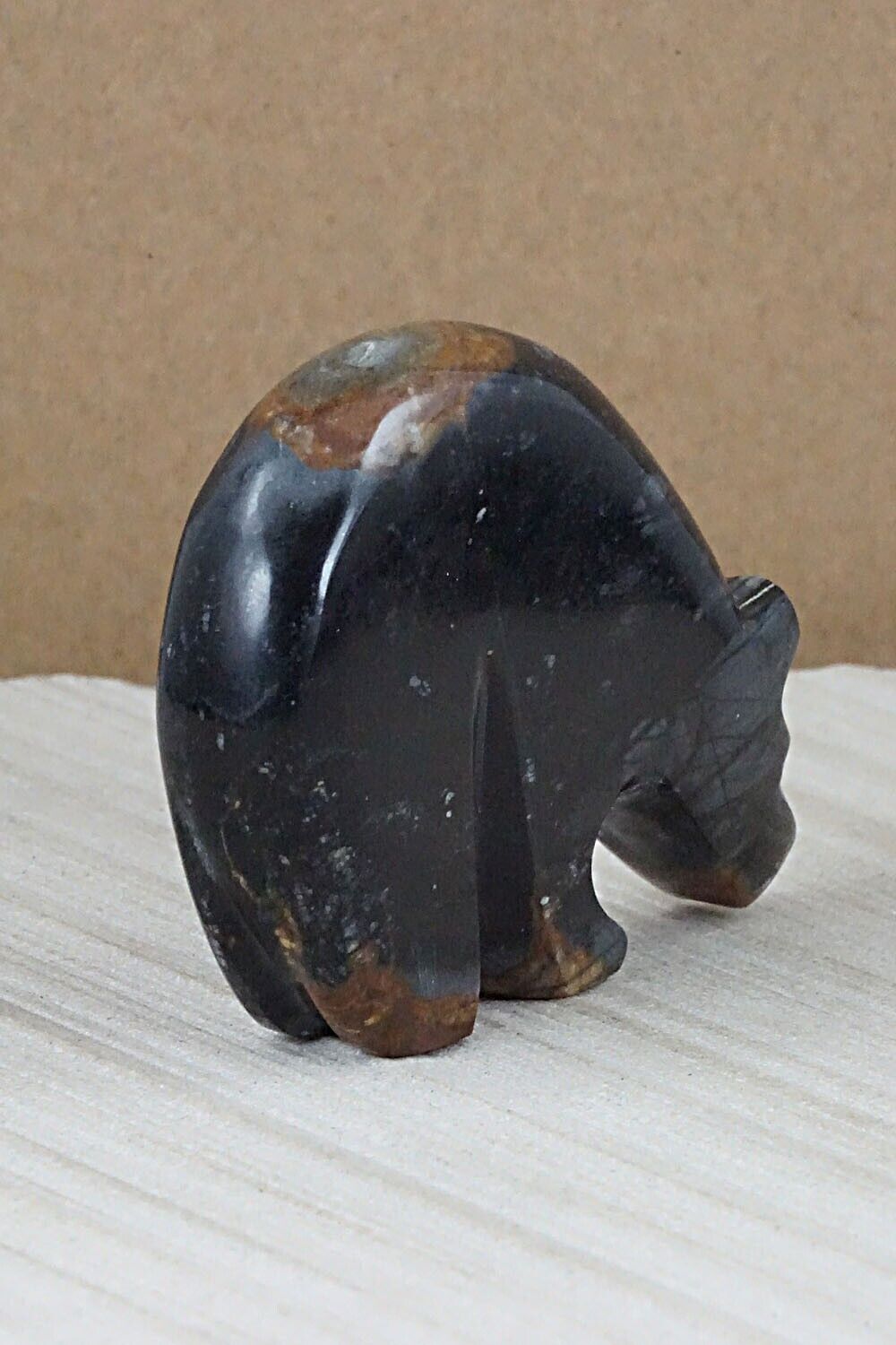 Bear Zuni Fetish Carving - Rodney Laiwakete