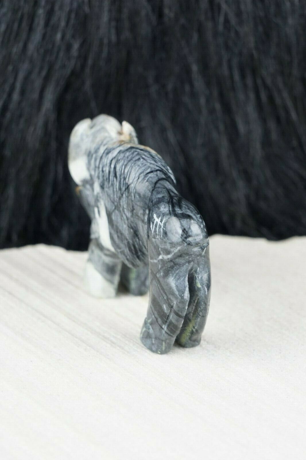 Buffalo Zuni Fetish Carving - Jonas Hastito - High Lonesome Trading