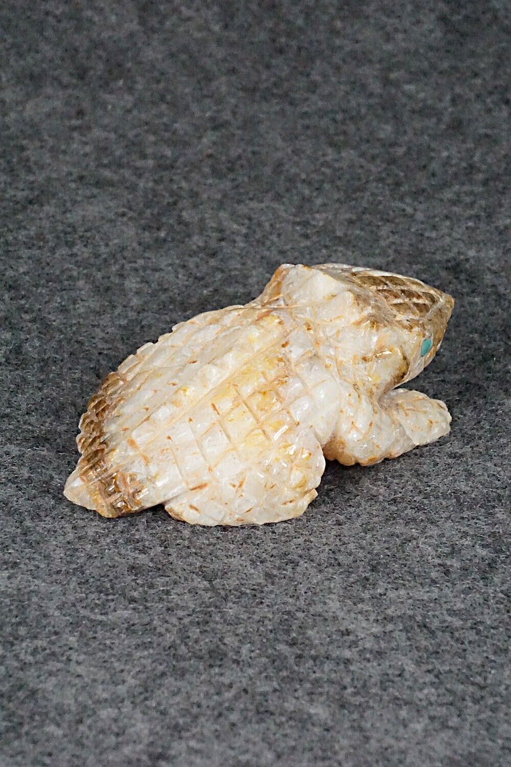 Horned Toad Zuni Fetish Carving - Jonas Hustito