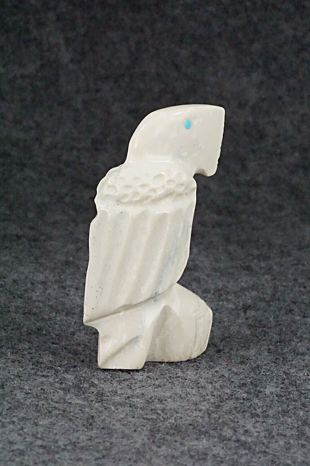 Eagle Zuni Fetish Carving - Gilbert Lonjose