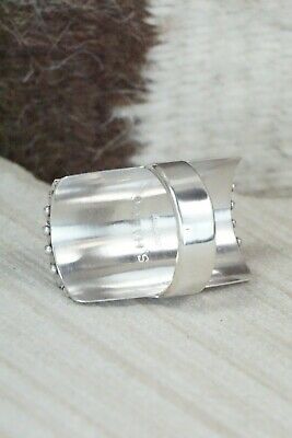 Turquoise & Sterling Silver Ring - Stephen Haloo - Size 7.5