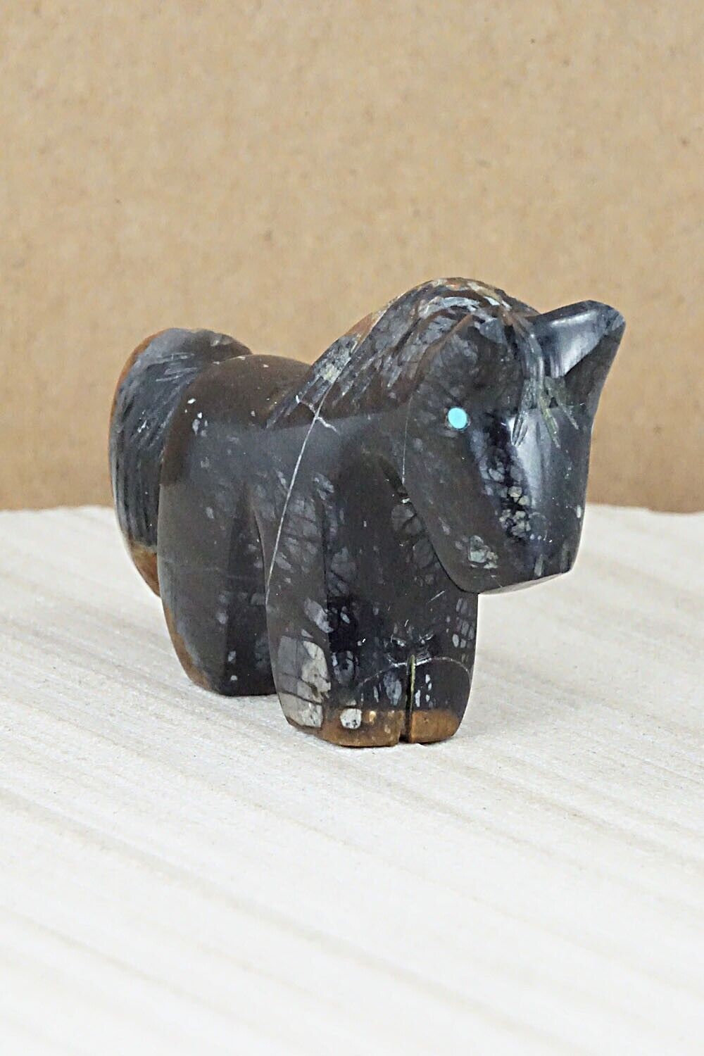 Horse Zuni Fetish Carving - Rodney Laiwakete