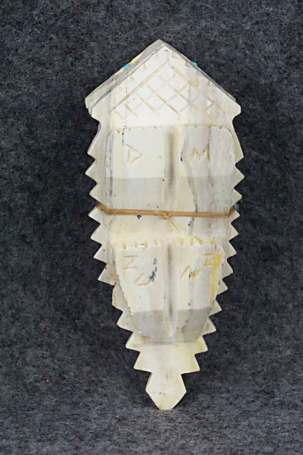 Horned Toad Zuni Fetish Carving - Douglas Martza