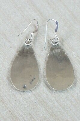 Navajo Sterling Silver Earrings - Charlie Yazzie - High Lonesome Trading