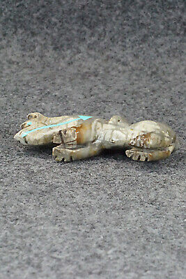 Mountain Lion Zuni Fetish Carving - Andres Quandelacy