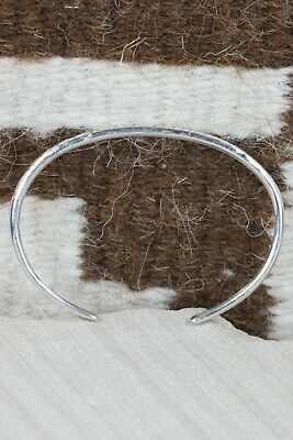 Navajo Sterling Silver Bracelet - Elaine Tahe
