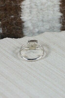 Navajo Turquoise and Sterling Silver Ring - Robert Martinez - Size 9.25