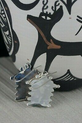 Zuni Turquoise & Sterling Silver Earrings - Vickie Johnson - High Lonesome Trading