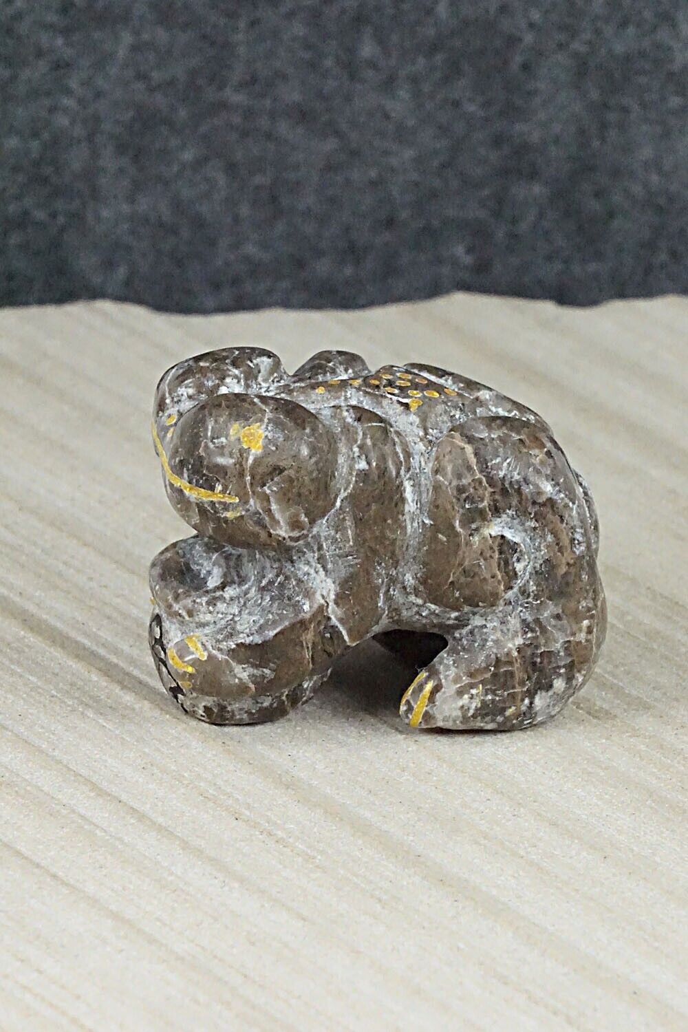 Frog Zuni Fetish Carving - Rick Kallestewa