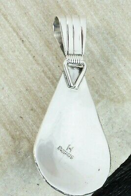Turquoise and Sterling Silver Pendant - Henry Attakai