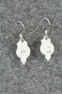Spiny Oyster and Sterling Silver Earrings - Elaine Shirley