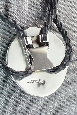 Turquoise & Sterling Silver Bolo Tie - Pearlene Spencer