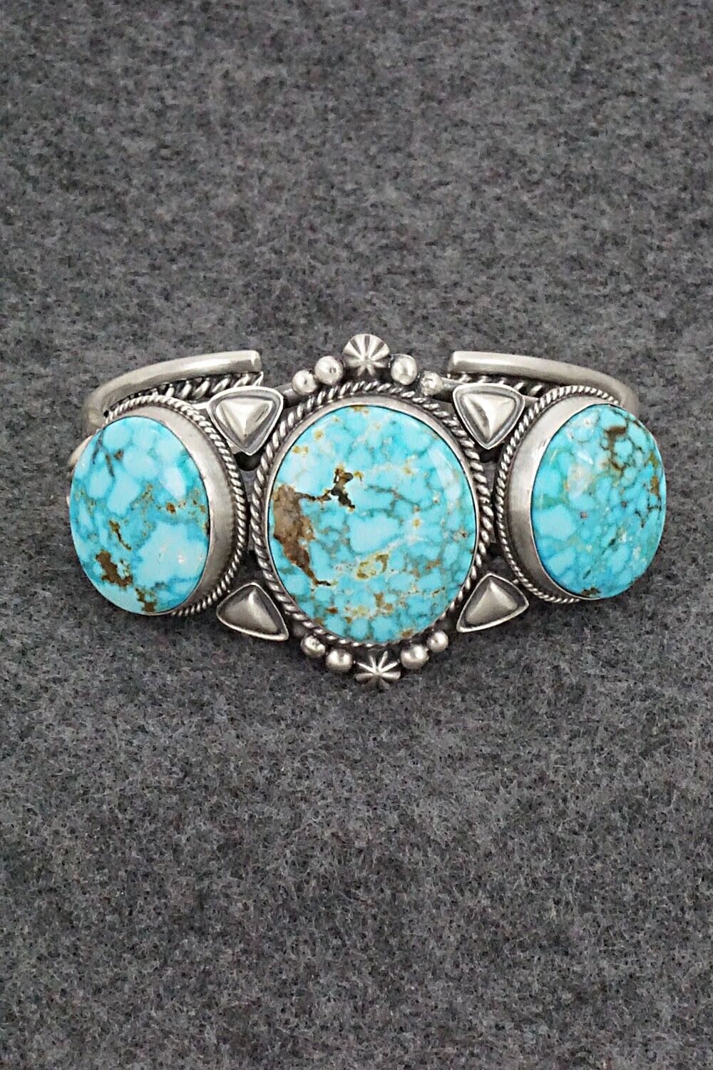 Turquoise & Sterling Silver Bracelet - Derrick Gordon