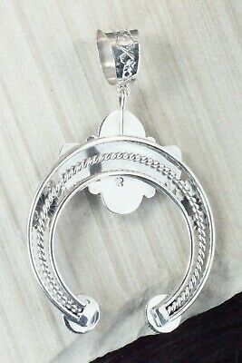 Turquoise, Spiny Oyster and Sterling Silver Pendant - Derrick Gordon