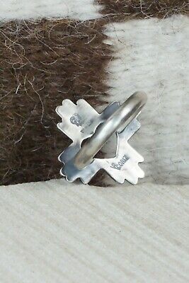 Sterling Silver Zia Ring - Raymond Coriz - Size 8.25