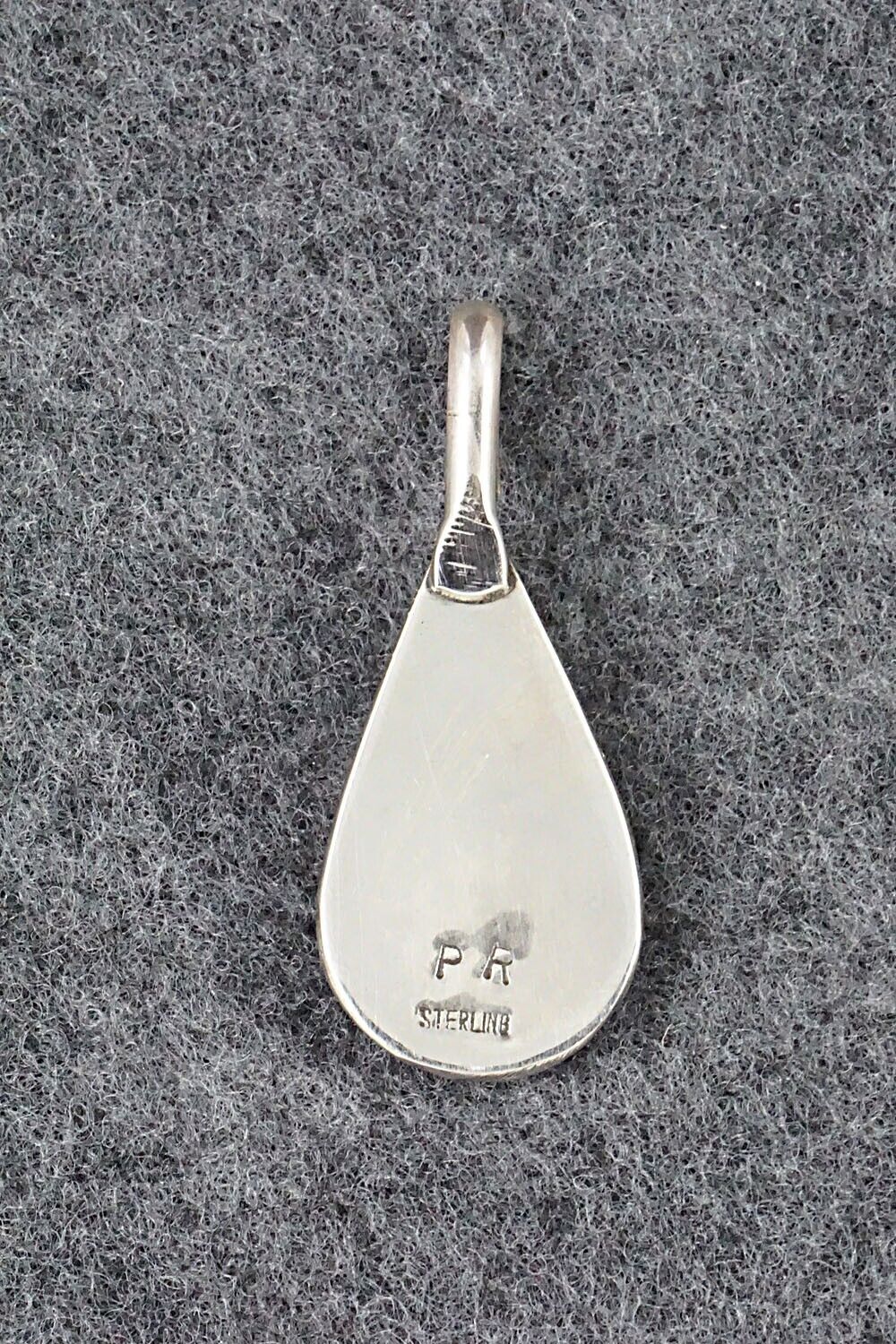 Coral & Sterling Silver Pendant - Priscilla Reeder