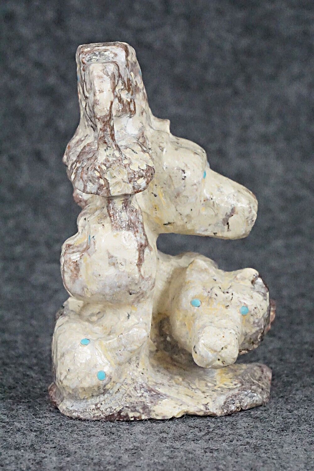 Multi-Direction Zuni Fetish Carving - Jerrold Lahaleon