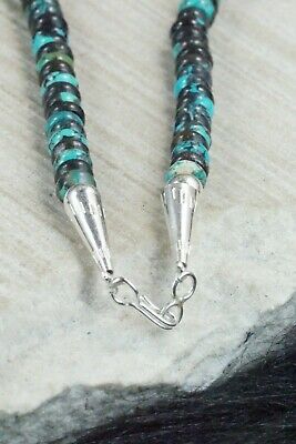 Turquoise & Sterling Silver Necklace - Navajo