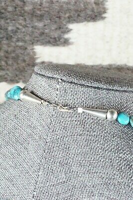 Turquoise & Sterling Silver Necklace - Native American