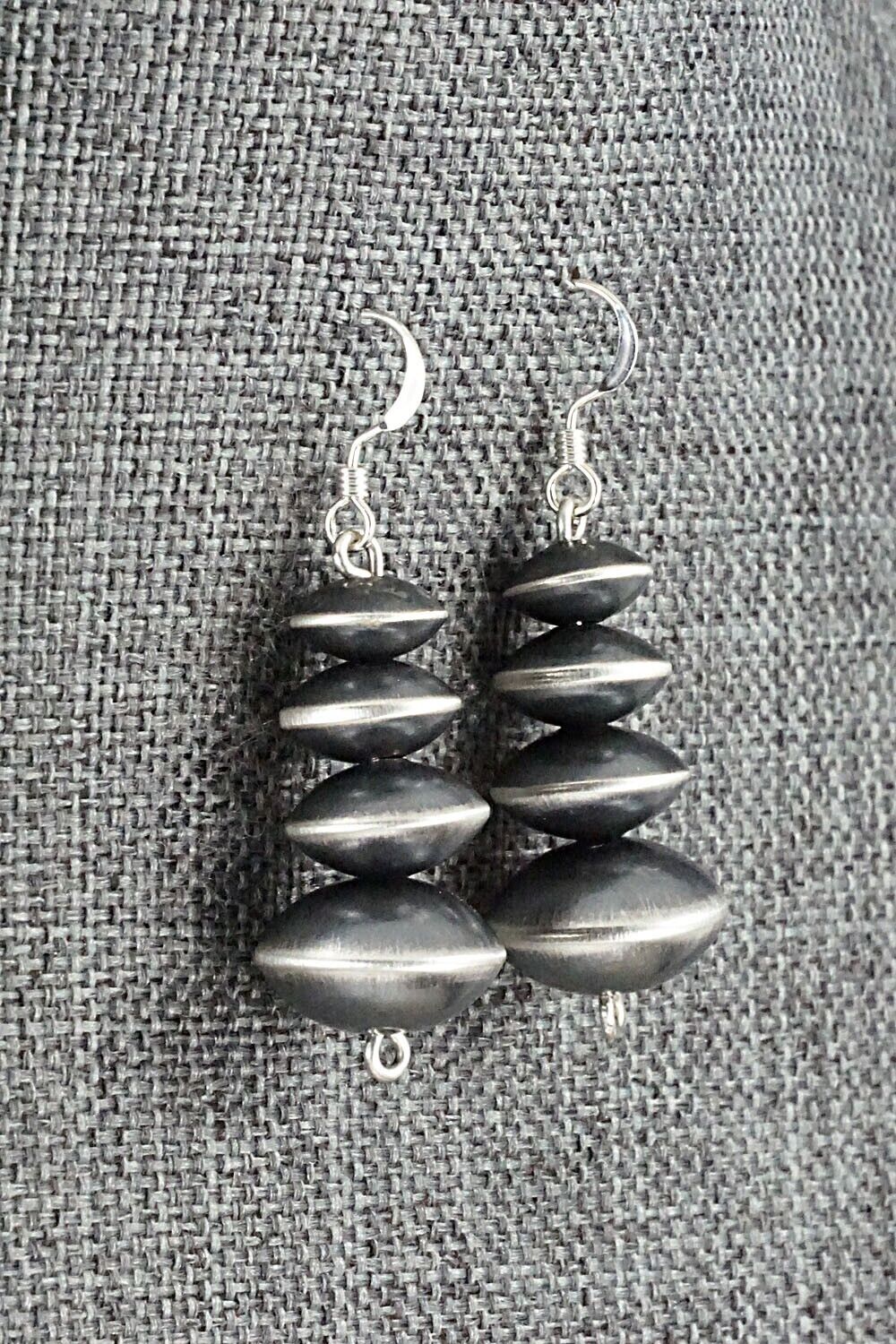 Navajo Pearl Sterling Silver Necklace Set - Preston Haley