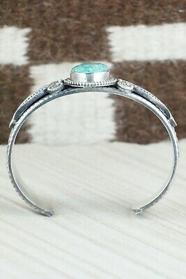 Kingman Turquoise & Sterling Silver Bracelet - Michael Calladitto