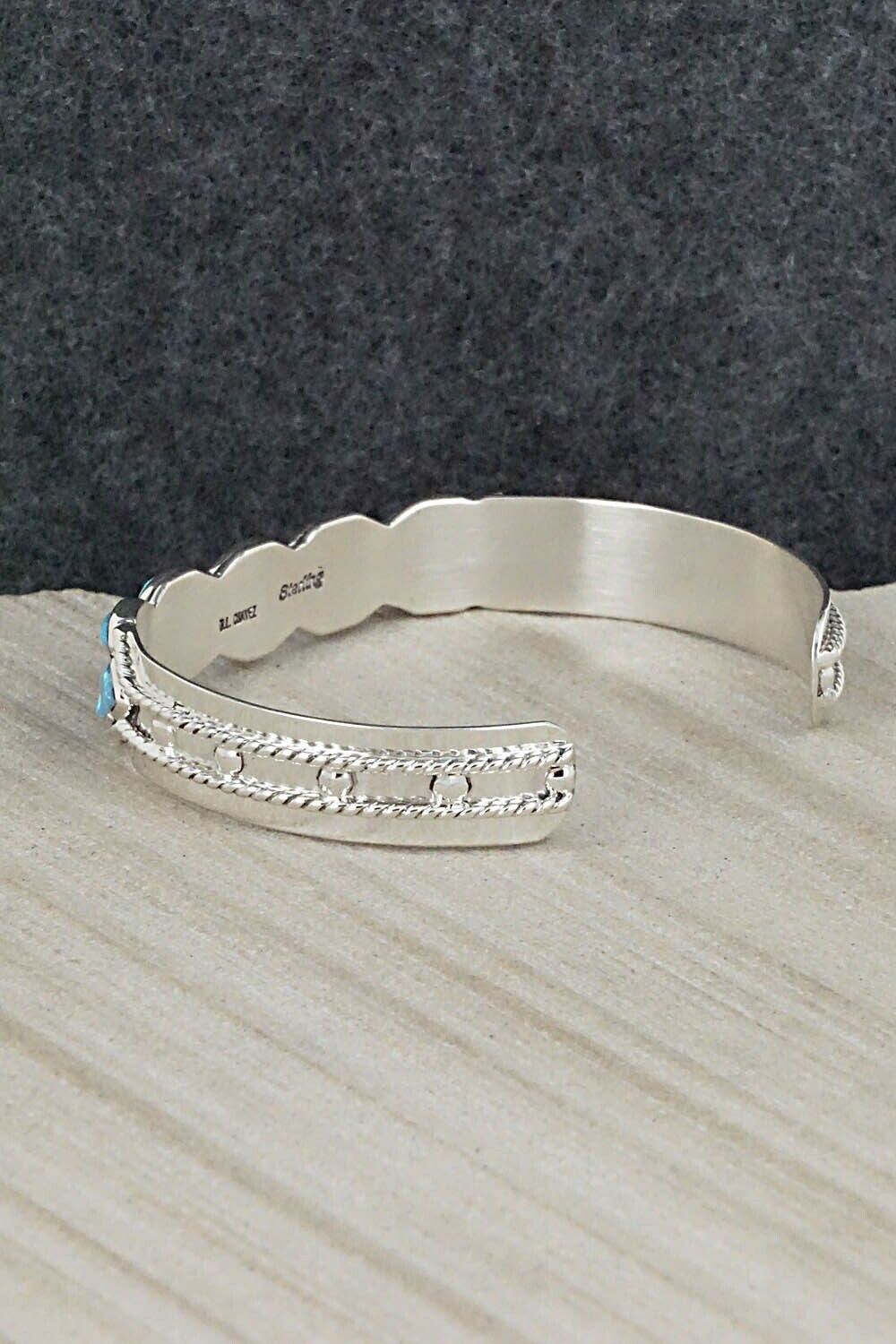 Opalite and Sterling Silver Bracelet - Derrick & Lorella Chavez