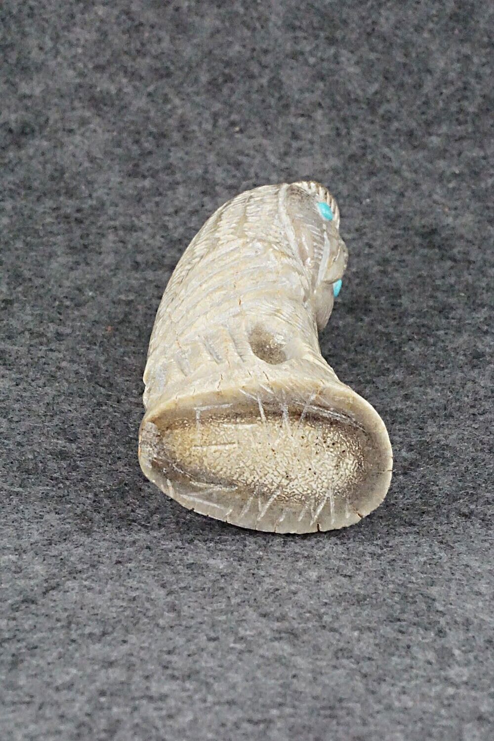 Owl Zuni Fetish Carving - Garrick Weeka