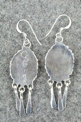 Coral & Sterling Silver Earrings - George Peina