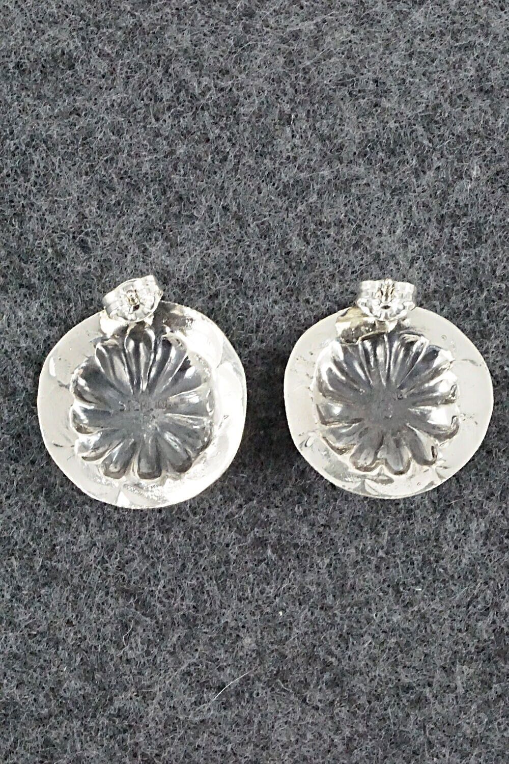 Turquoise & Sterling Silver Earrings - Joan Begay