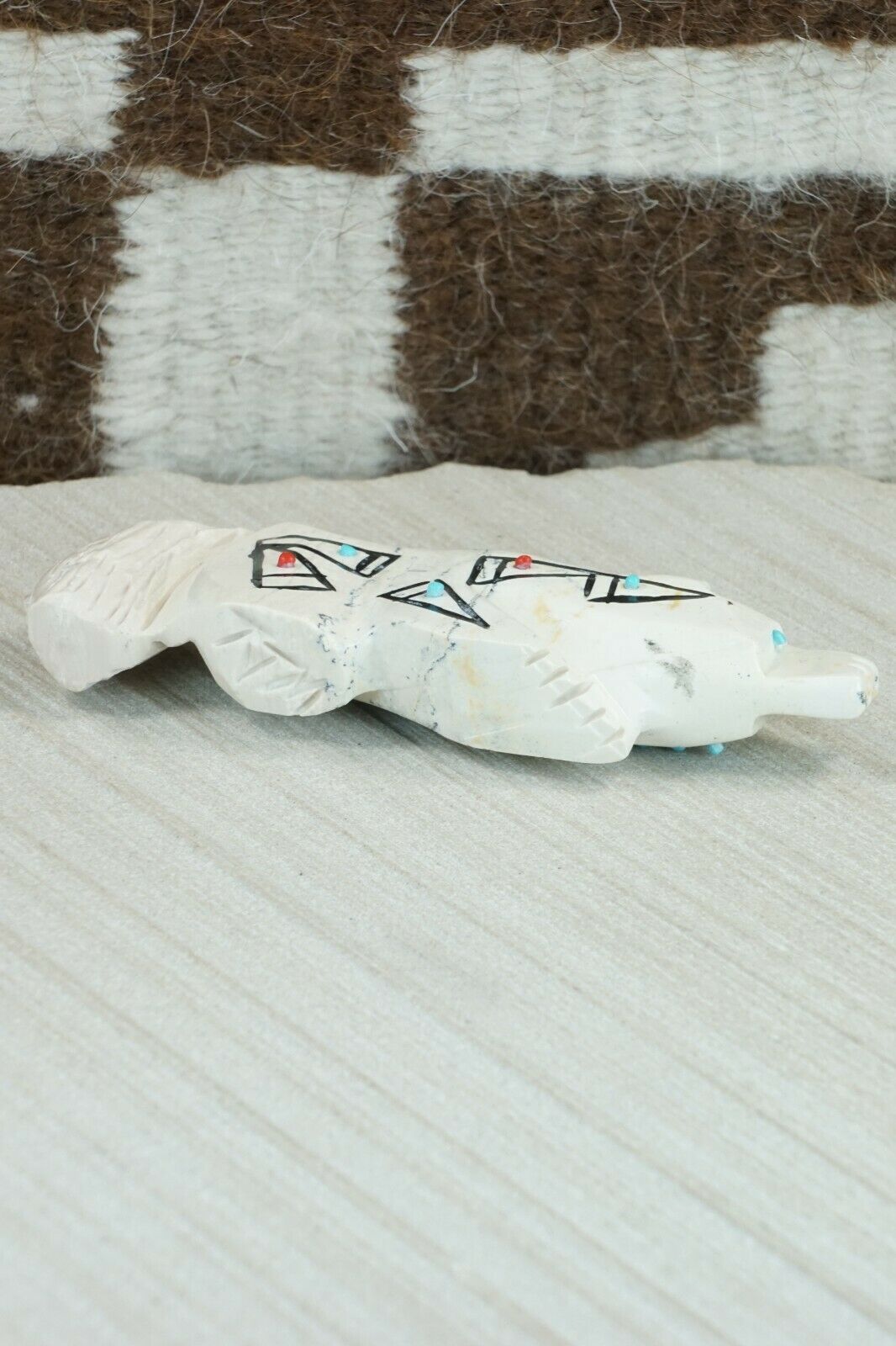 Wolf Zuni Fetish Carving - Terrance Martza