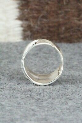 White Buffalo & Sterling Silver Ring - Andrew Enrico - Size 7.25