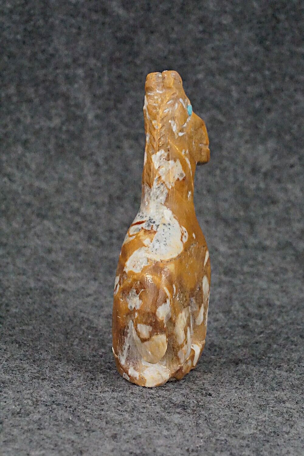 Horse Zuni Fetish Carving - Colton Kaamasee