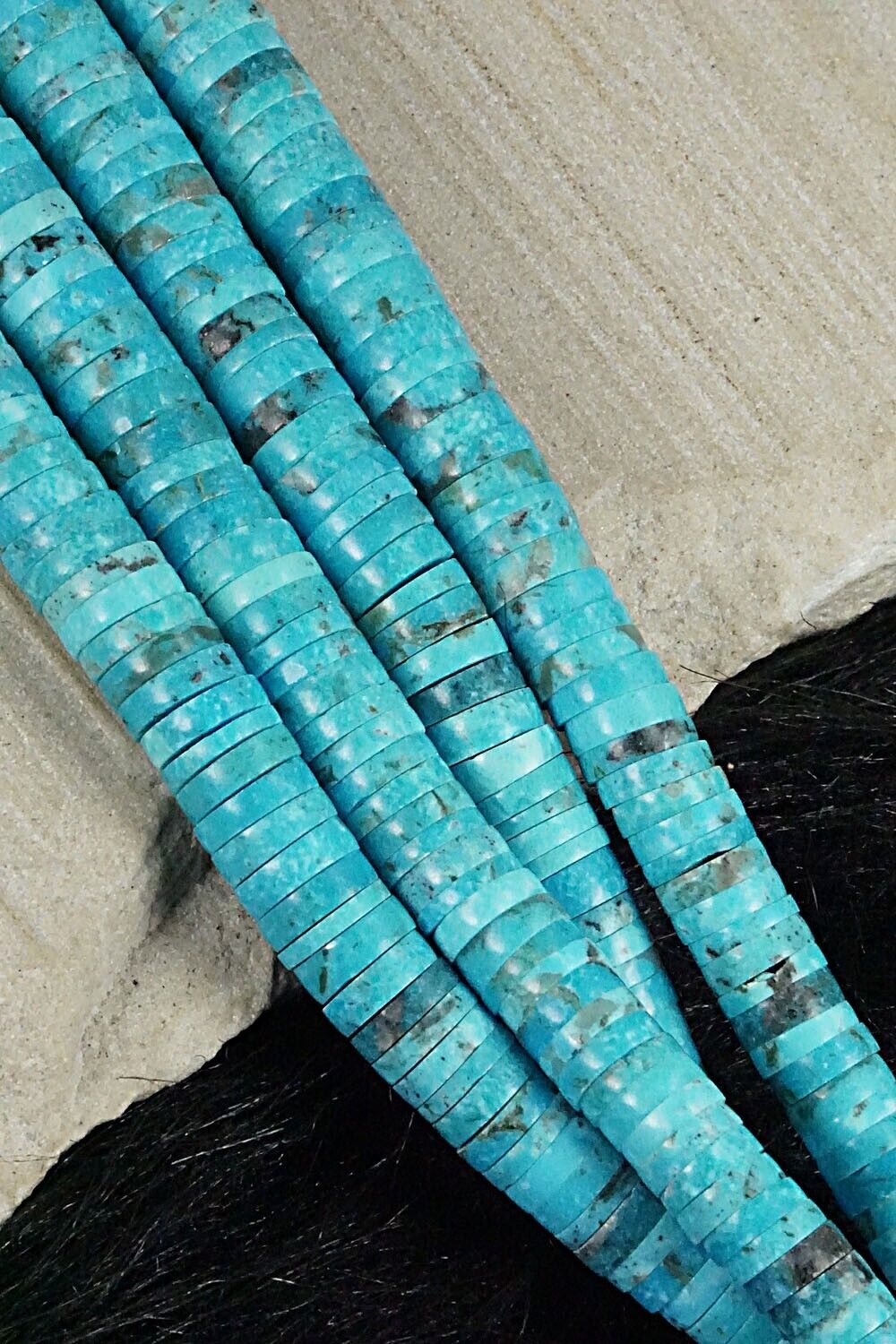 Turquoise & Spiny Oyster Necklace - Lupe Lovato