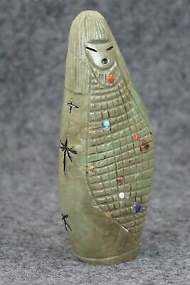 Corn Maiden Zuni Fetish Carving - Sandra Quandelacy