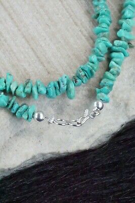 Turquoise & Sterling Silver Necklace - Navajo