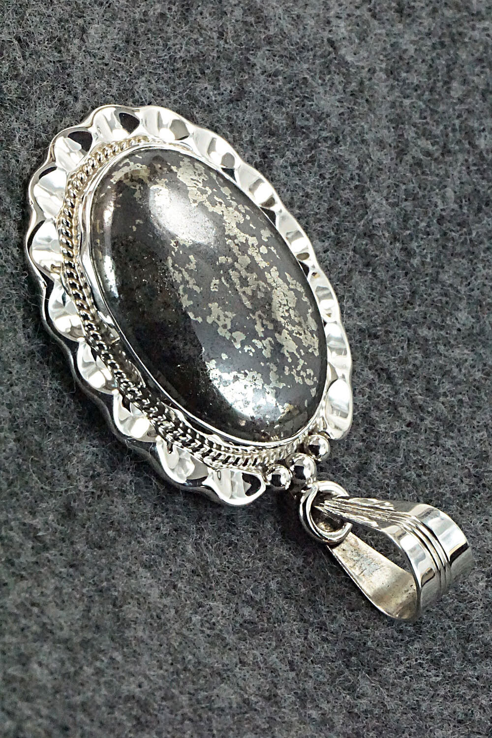 Marcasite & Sterling Silver Pendant - Samuel Yellowhair