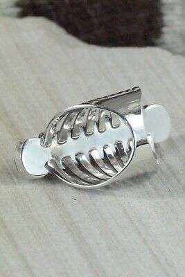 Turquoise & Sterling Silver Ring - Thomas Yazzie - Size 9.75