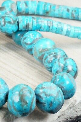 Turquoise & Sterling Silver Necklace - Joe Garcia
