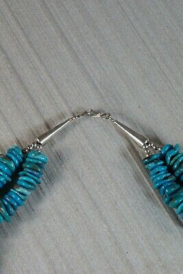 Navajo Double Strand Turquoise & Spiny Oyster Necklace - Native American
