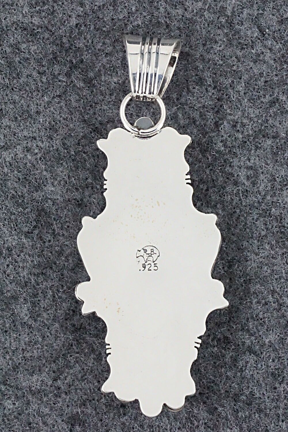 Turquoise & Sterling Silver Pendant - Sheena Jack