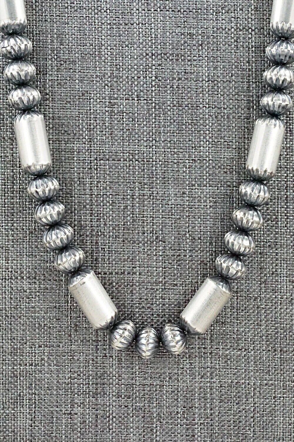 Sterling Silver Navajo Pearl Necklace - Tonisha Haley