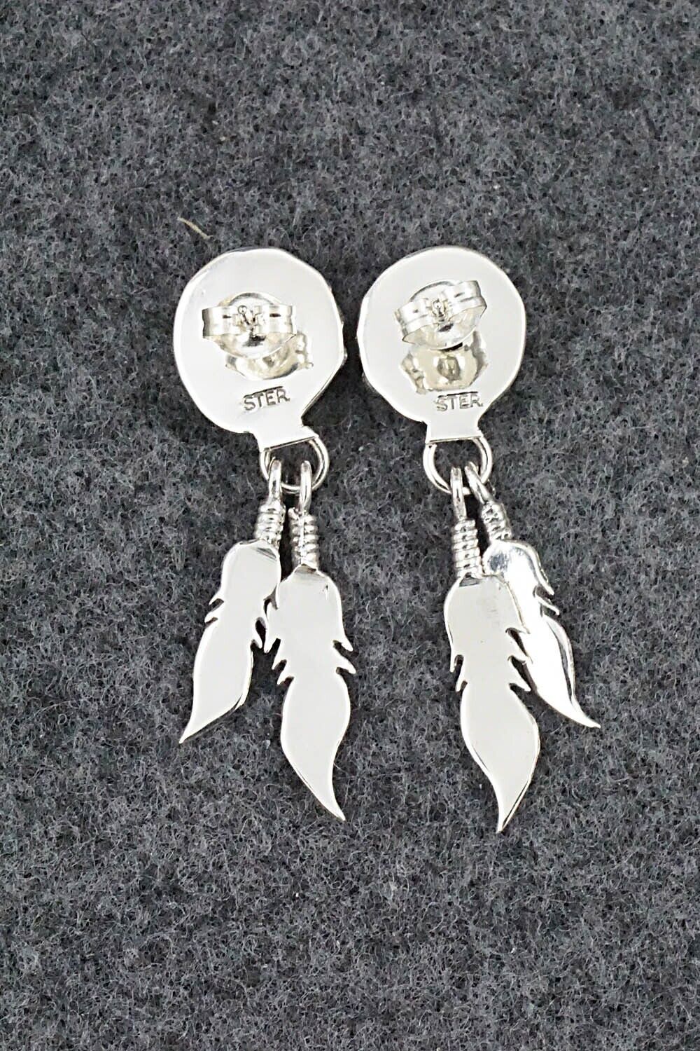 Opalite & Sterling Silver Earrings - Rita Largo
