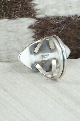 Spiny Oyster and Sterling Silver Ring - Selina Warner - Size 8