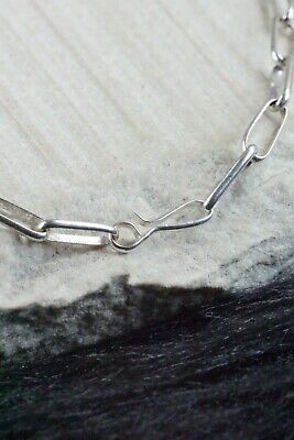 Navajo Sterling Silver Chain Necklace - Sally Shurley
