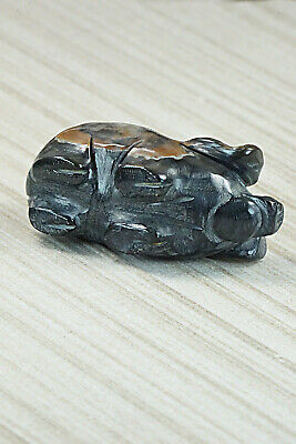Pig Zuni Fetish Carving - Stanton Hannaweeke